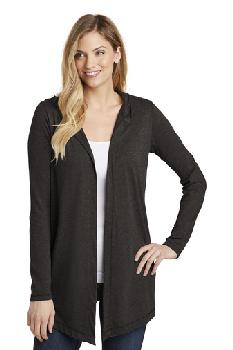 District Women’s Perfect Tri Hooded Cardigan. DT156